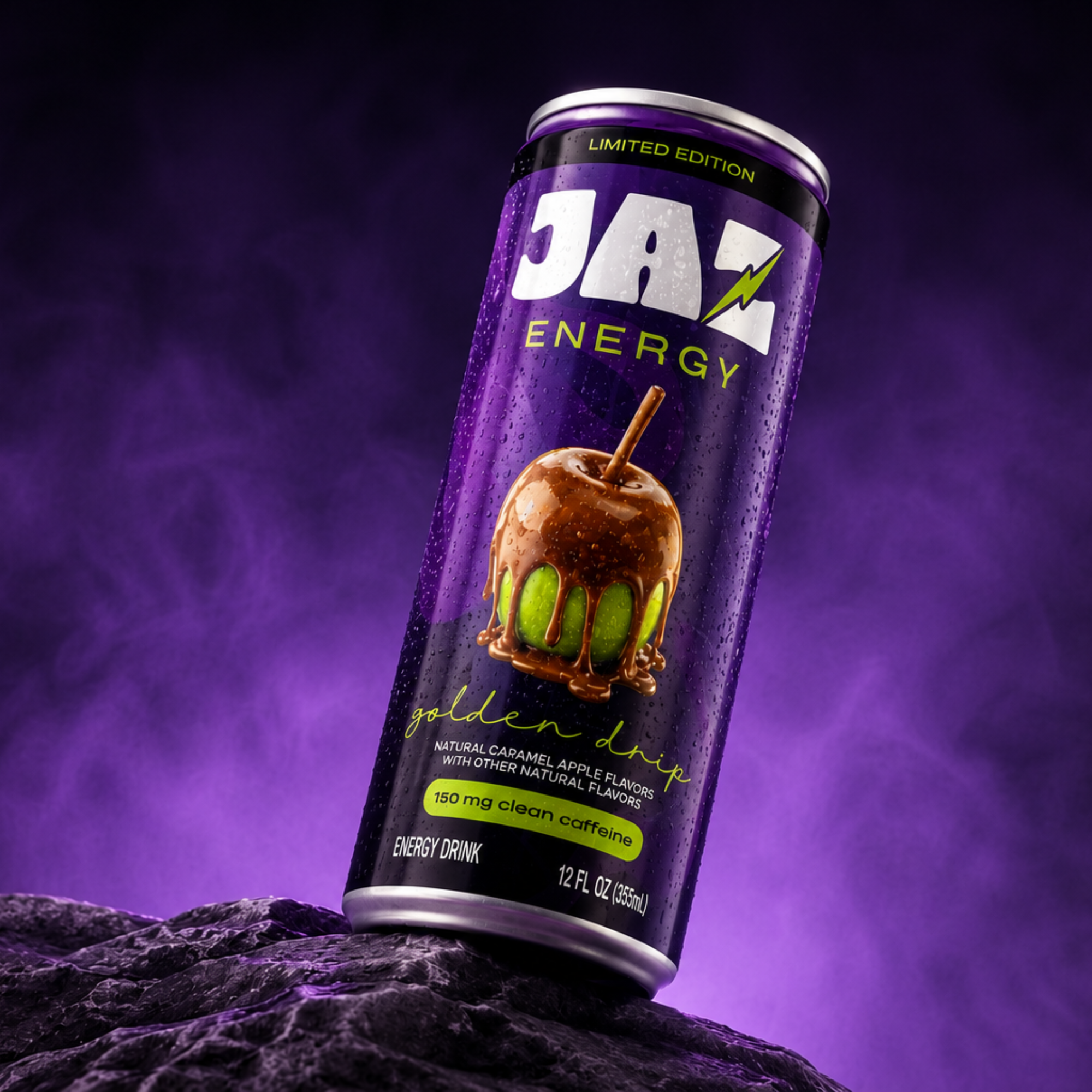 Golden Drip Caramel Apple Energy Drink (12 Pack)